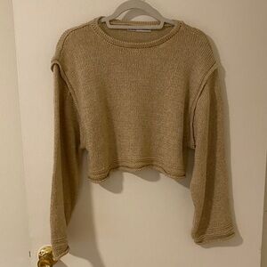 Zara Knit Cropped Sweater